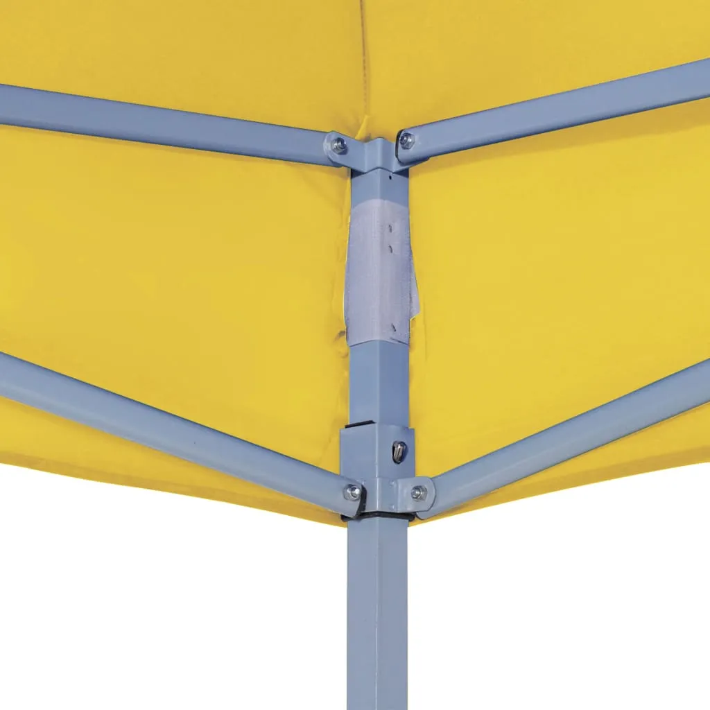 Party Tent Roof 3x3 m Yellow 270 g/m²