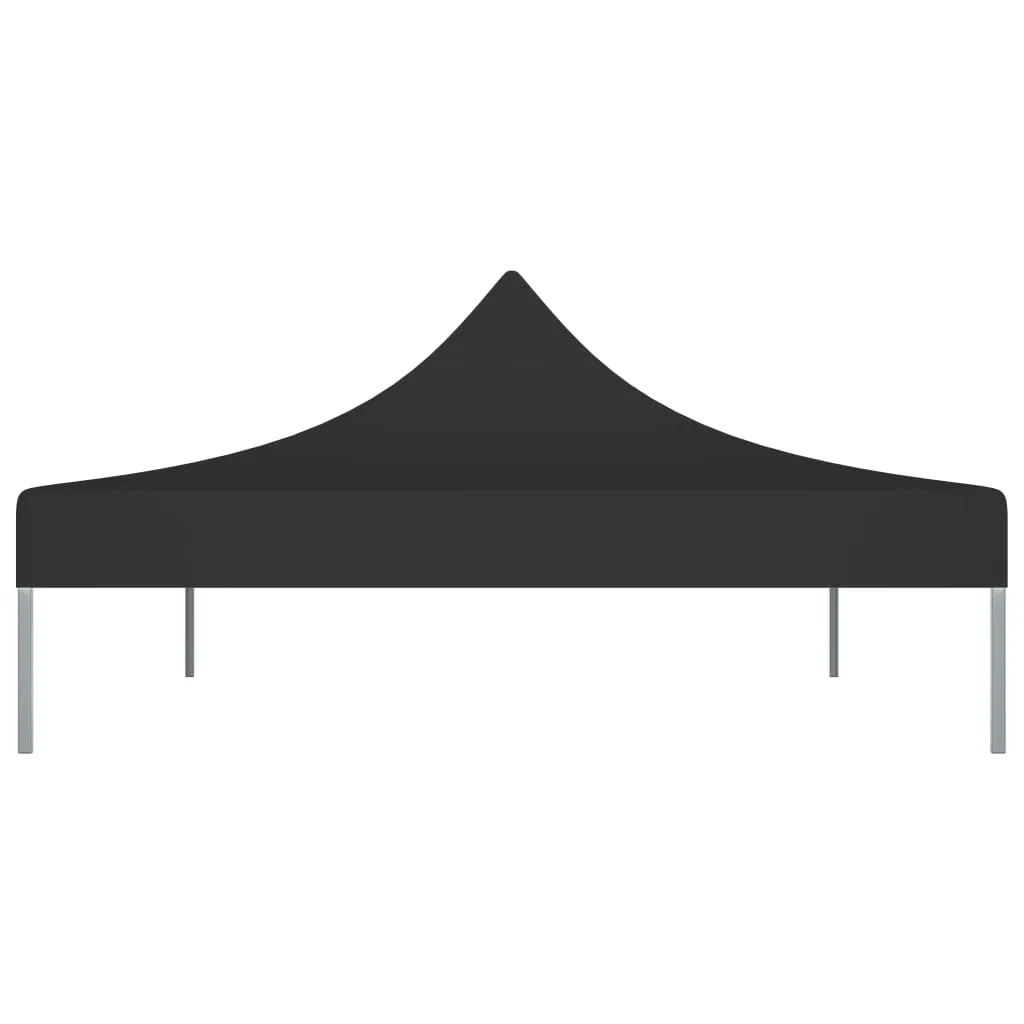 Party Tent Roof 4.5x3 m Black 270 g/m²