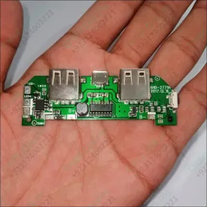 Pull Out 5v 2a Diy Power Bank Module With Emergency Light Points