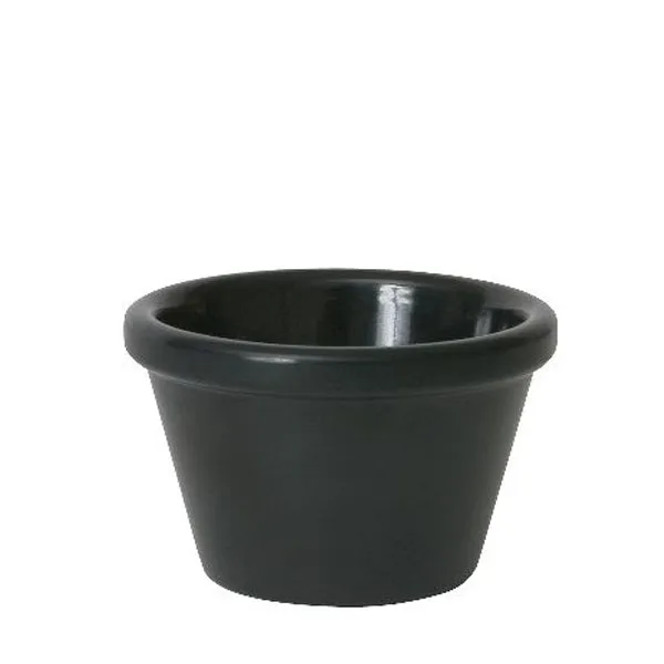 Ramekin 1.5oz Smooth Black- Pack 24