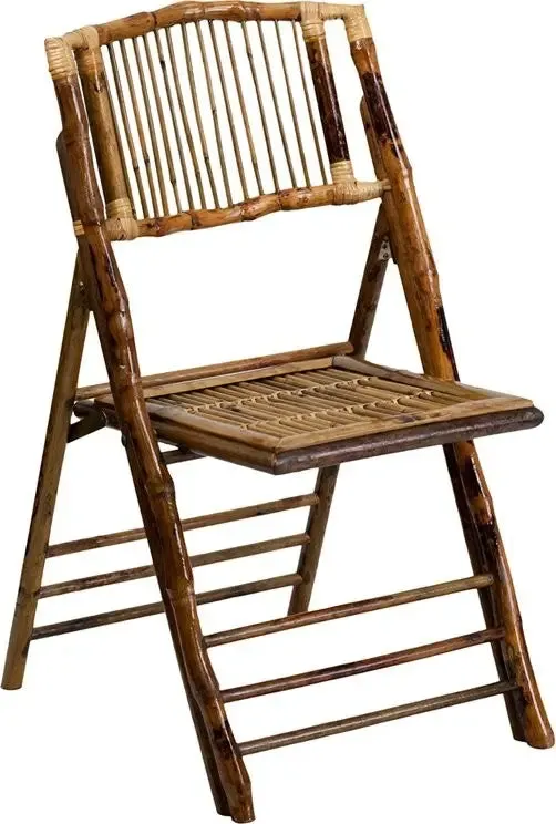 Rivera Wood Folding Chair, Bamboo