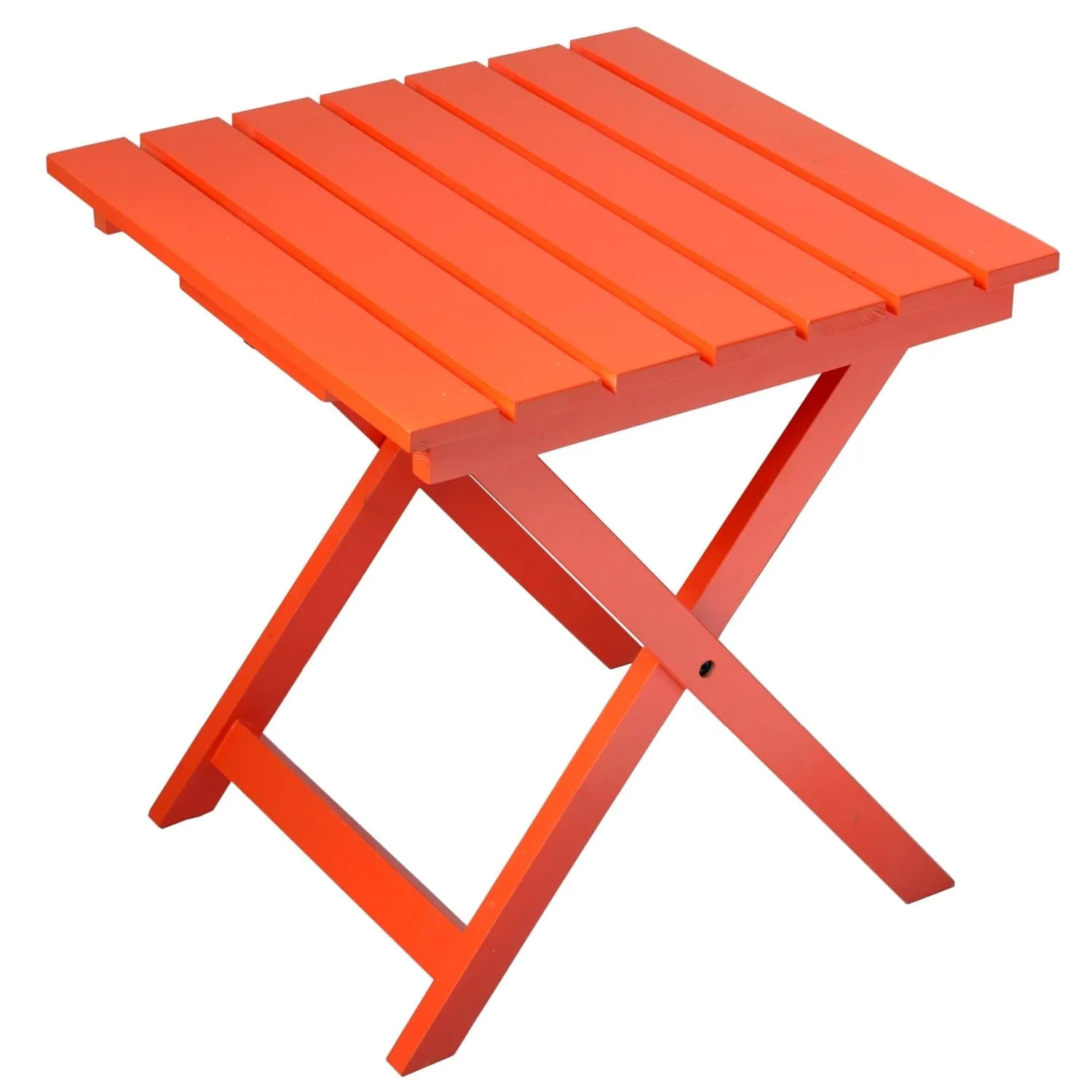 Riverstone | Adirondack Chair with Side Table - Orange