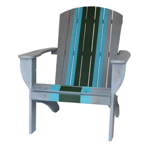 Riverstone | Adirondack Chair with Side Table - Racing Grey