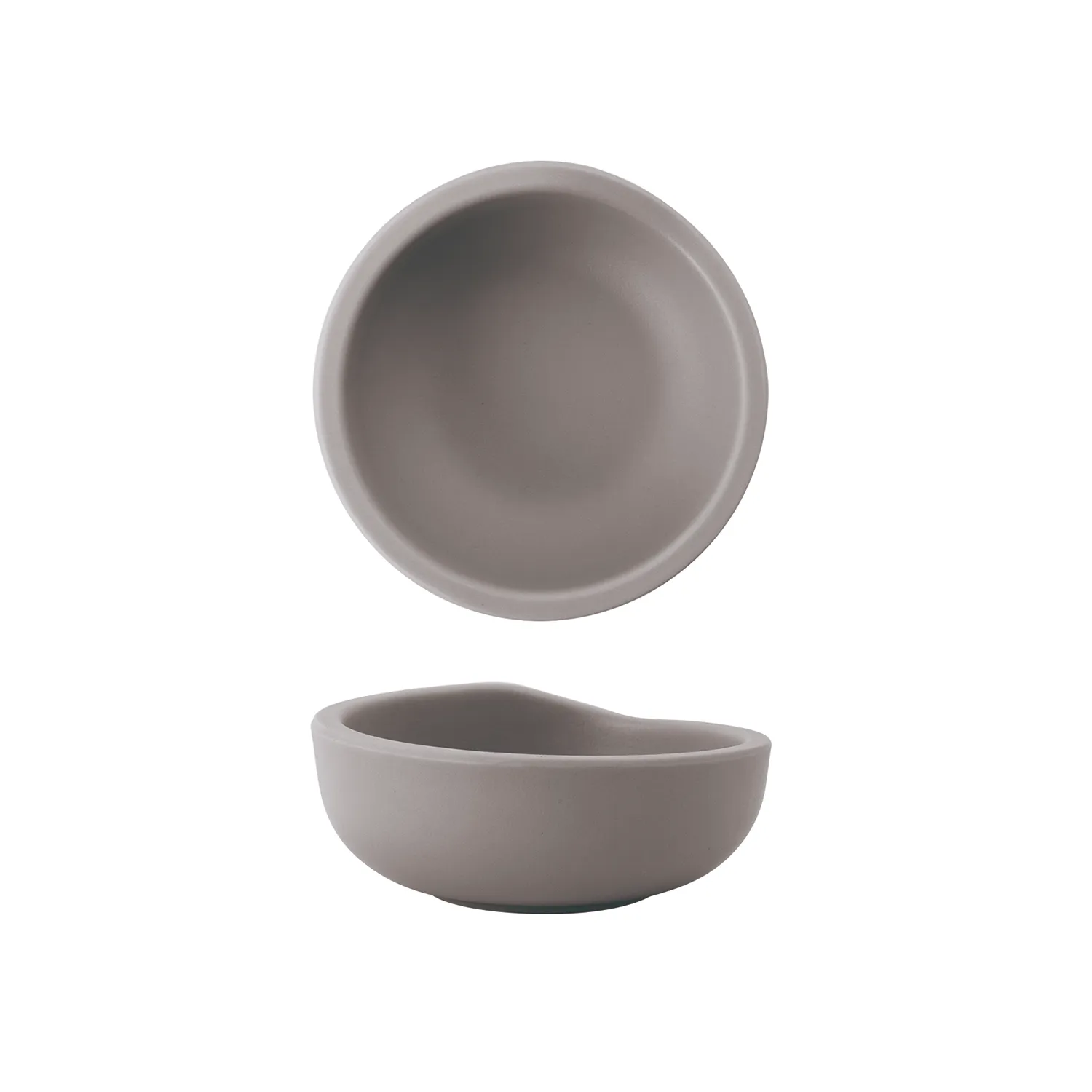 Sand Brown Copenhagen Round Melamine Bowl 8.5 x 3.5cm - Pack 24