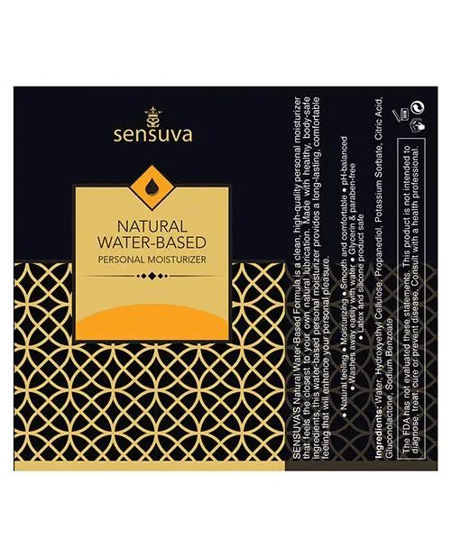 Sensuva Natural Water-Based Personal Moisturizer - 8.12 oz - Scented