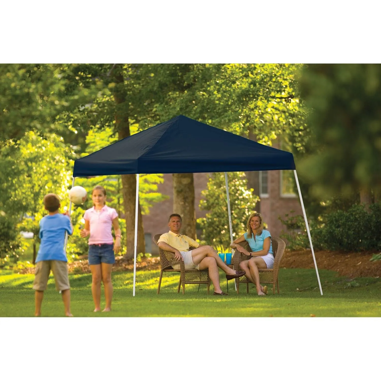 ShelterLogic | Pop-Up Canopy HD - Slant Leg 10 x 10 ft. Black