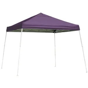 ShelterLogic | Pop-Up Canopy HD - Slant Leg 12 x 12 ft. Purple