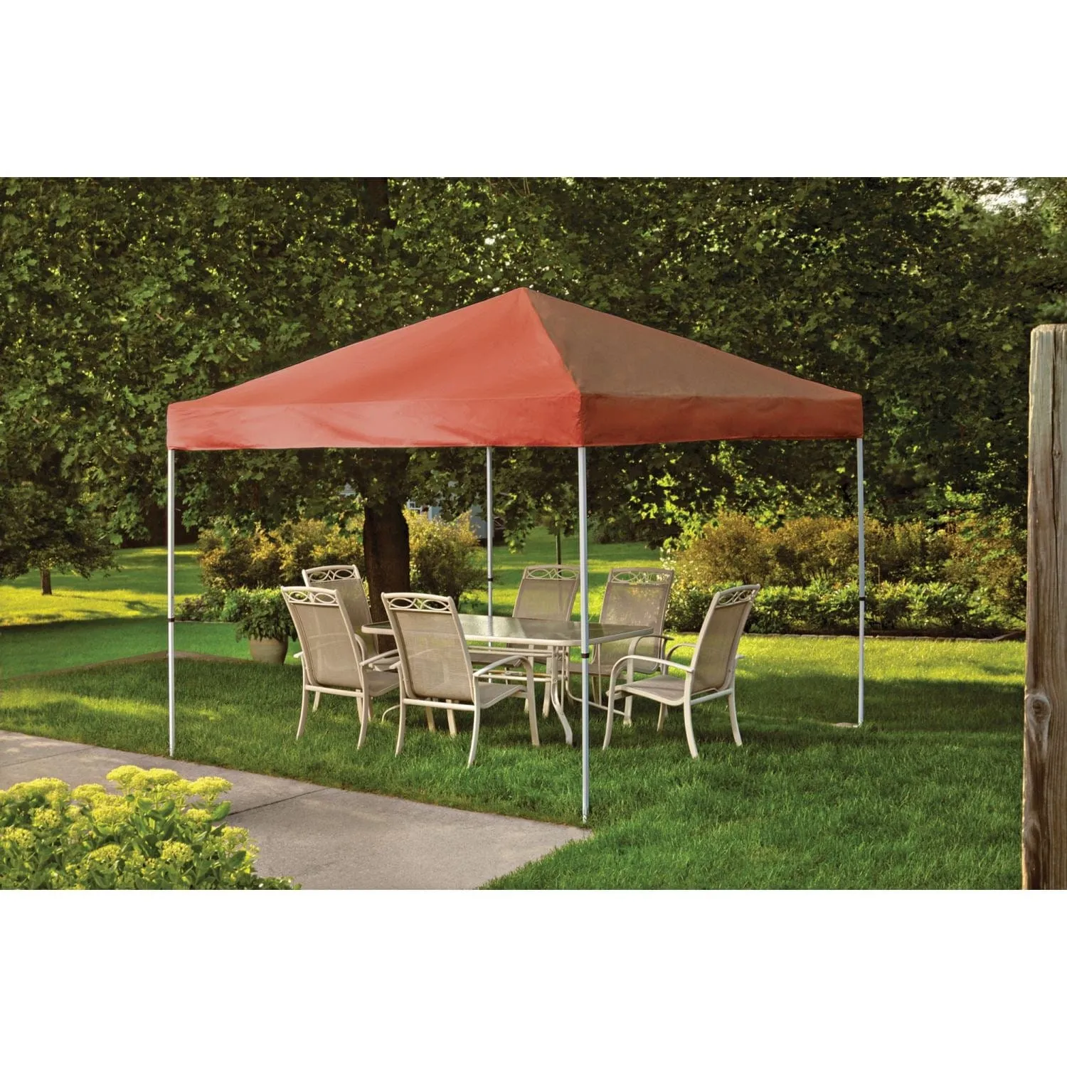 ShelterLogic | Pop-Up Canopy HD - Straight Leg 10 x 10 ft. Terracotta