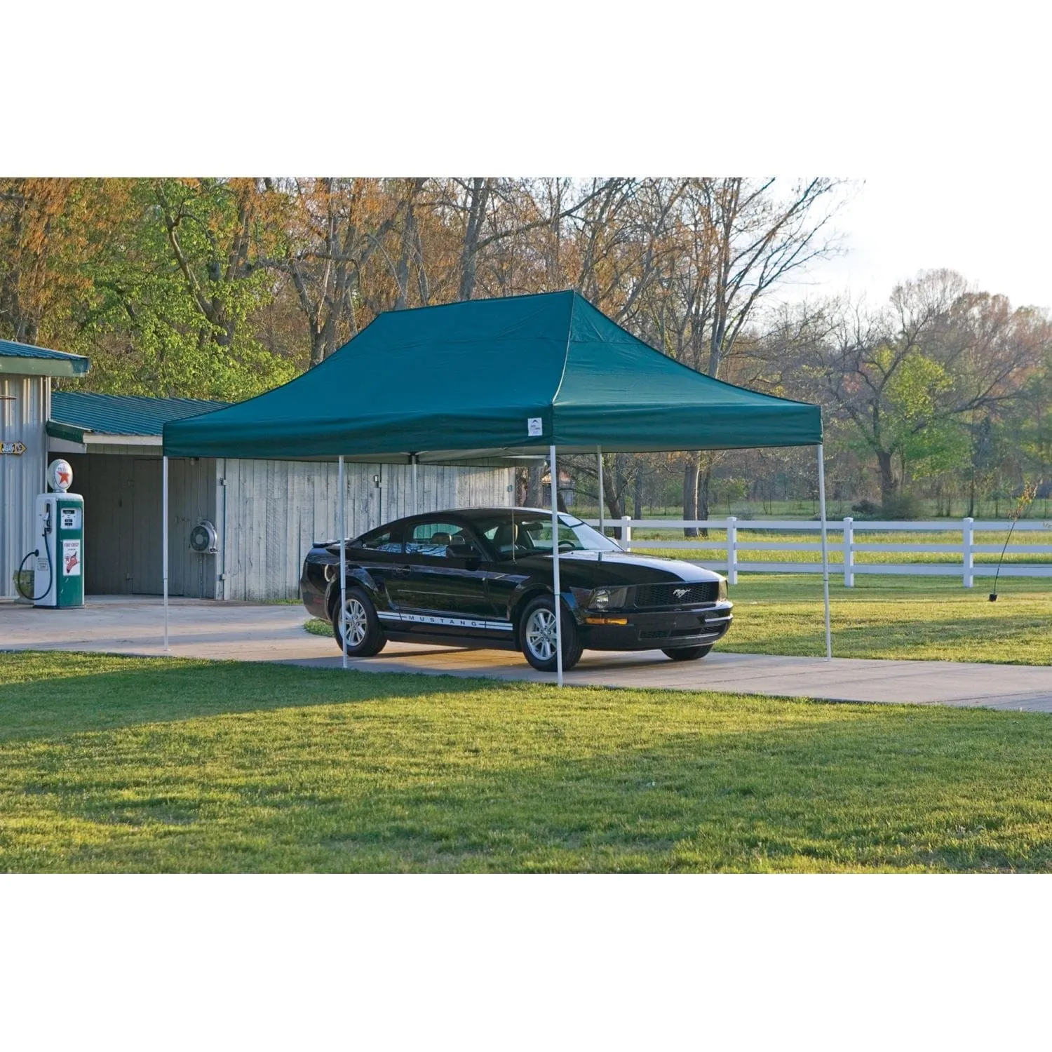 ShelterLogic | Pop-Up Canopy HD - Straight Leg 10 x 20 ft. Green