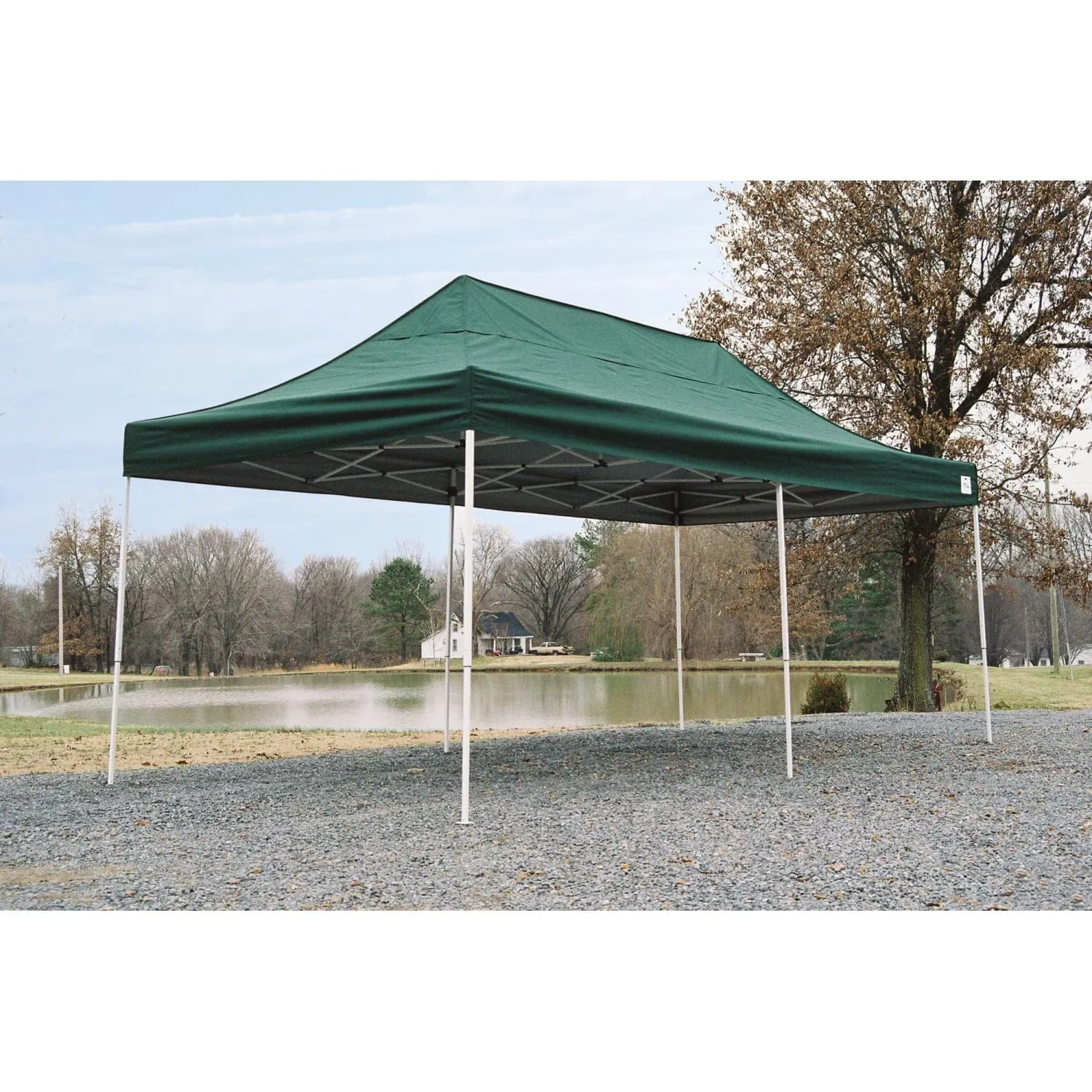 ShelterLogic | Pop-Up Canopy HD - Straight Leg 10 x 20 ft. Green