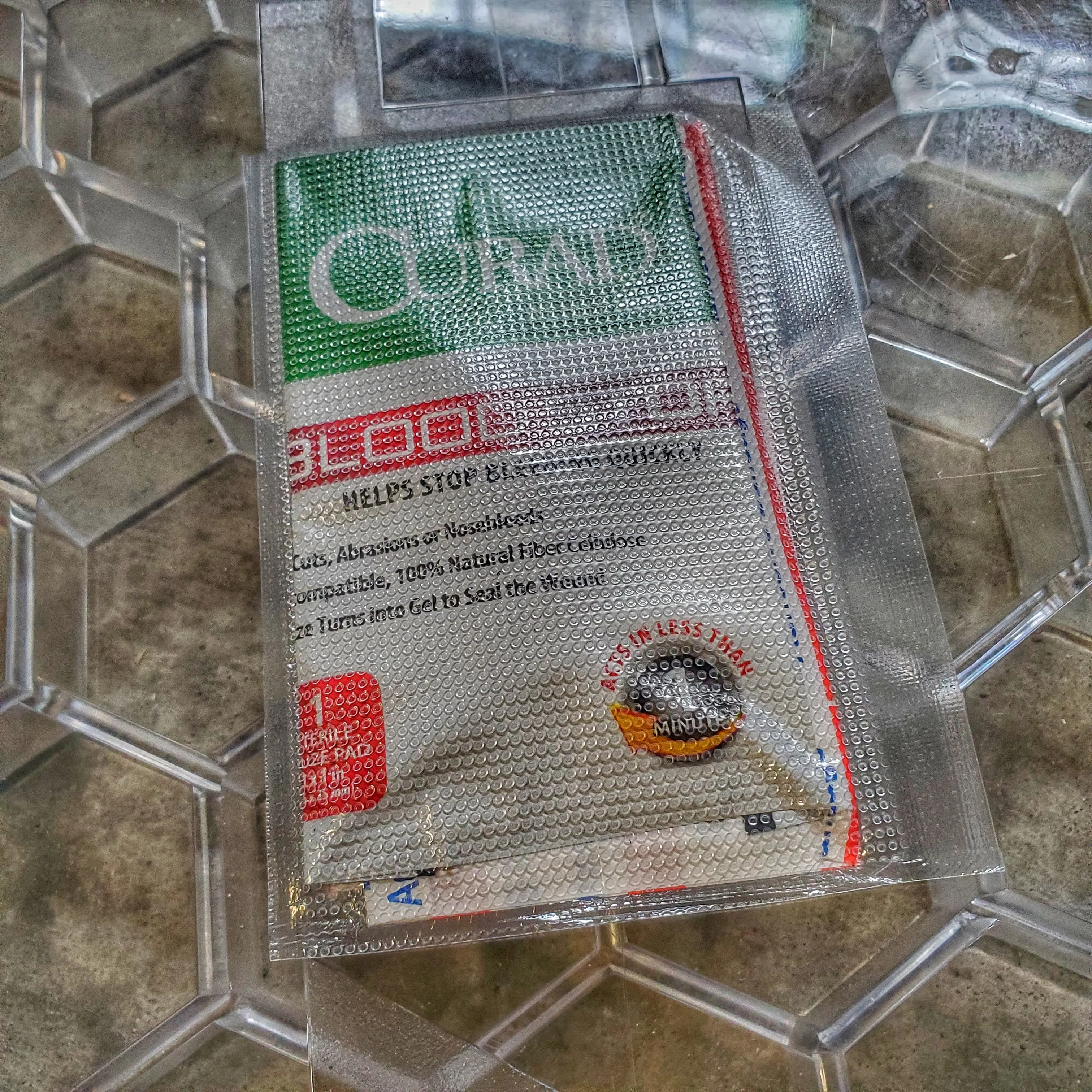 Shim Card of the Month - Wallet Size Vacuum Sealed Survival Packets