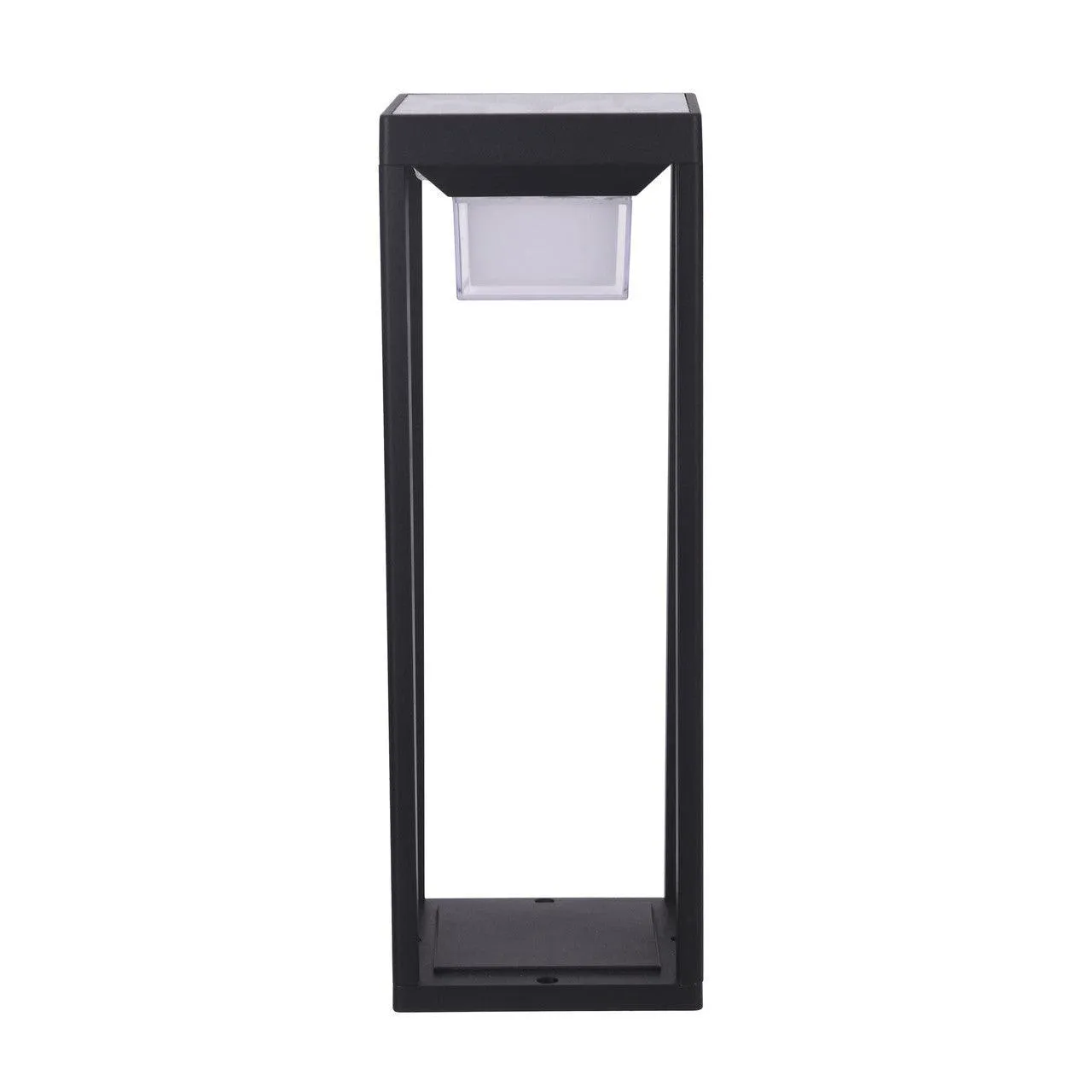 Skye Solar Floor Lantern in Black