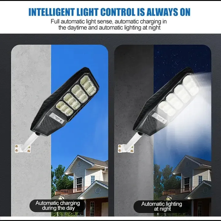 Solar LED Street Light Waterproof Highway Lights for Outdoor, Home & Garden with Remote Control, 200W