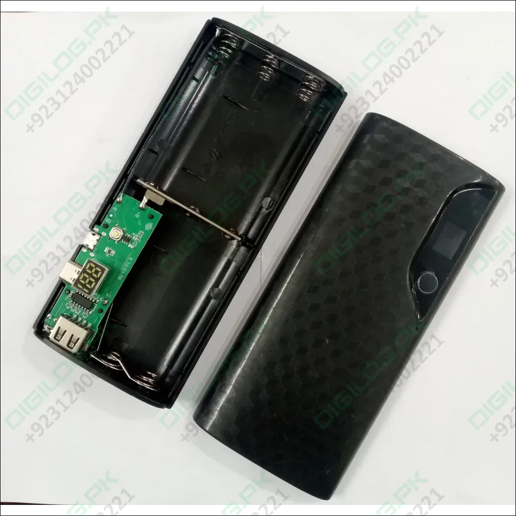 Solderless Lcd Display Dual Usb Diy Power Bank Module In Pakistan