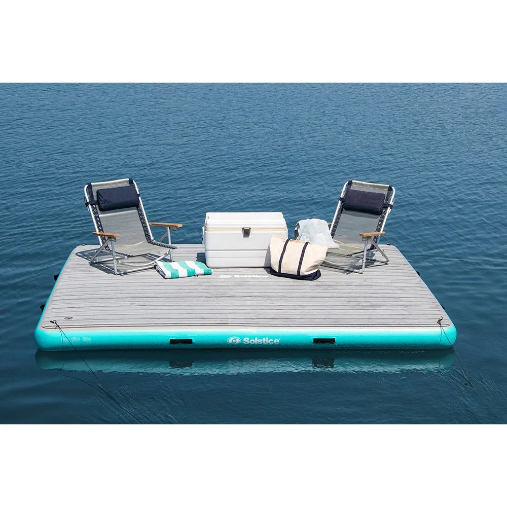 Solstice Watersports 10 x 8 Luxe Dock w/Traction Pad  Ladder