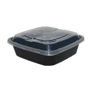 Square Container & Lid 850ml (300 Case)