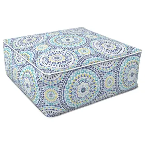 Square Inflatable Ottoman Delancey Lagoon LVTXIII Outdoor