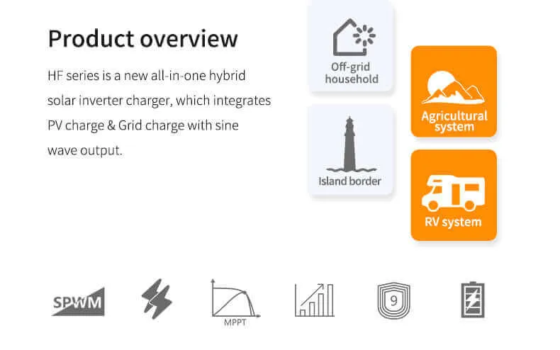 SRNE 3,000W 24V All-In-One Inverter/Charger