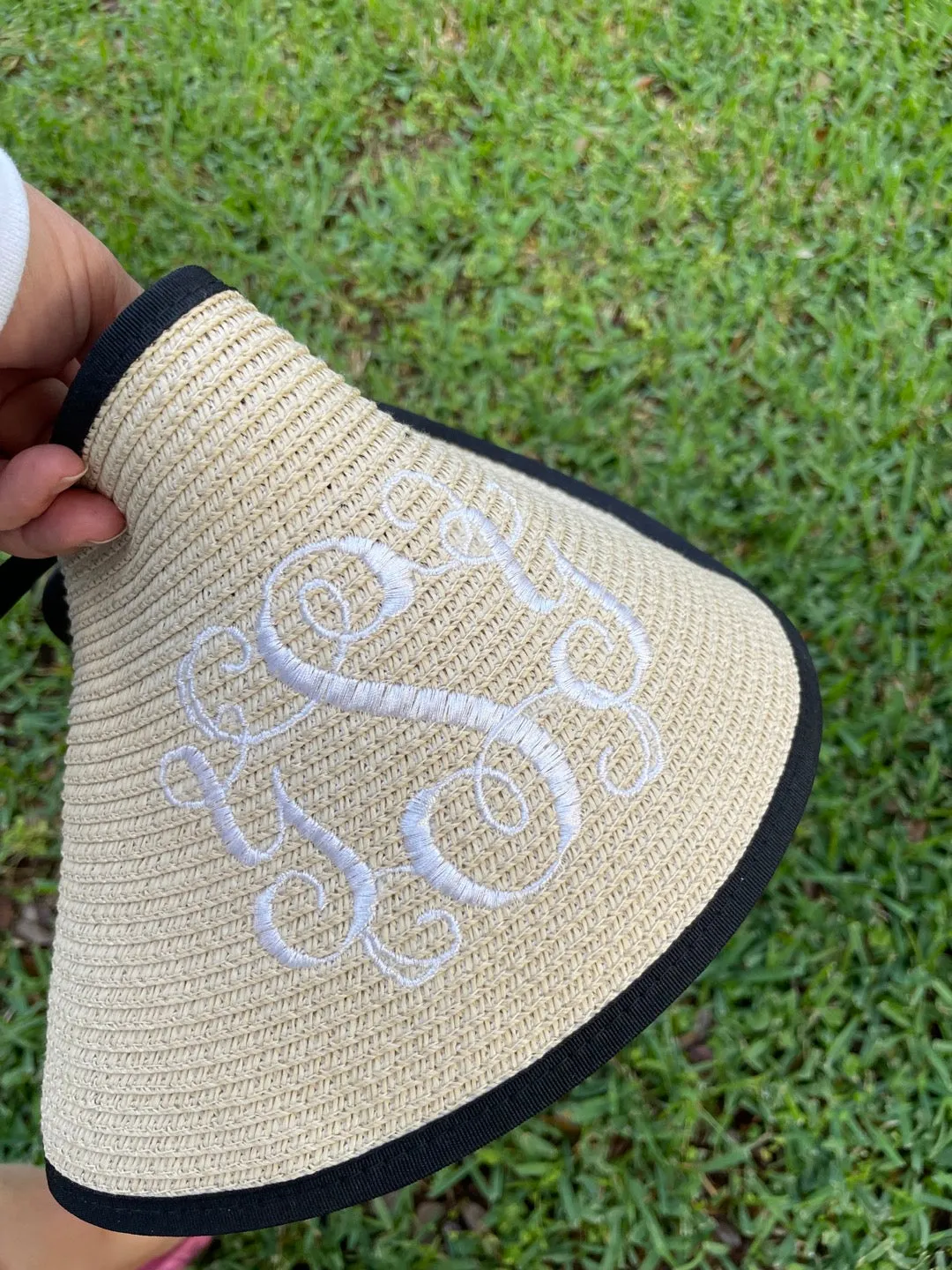 Straw Floppy Sun Hat/ Personalized honeymoon Floppy sun hat, custom beach hat, future mrs hat, monogrammed hat (Copy)