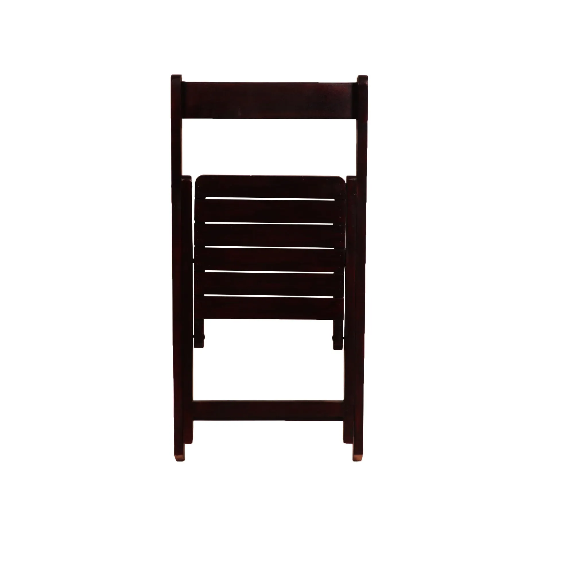 Strip design Solid wood Folding Chair