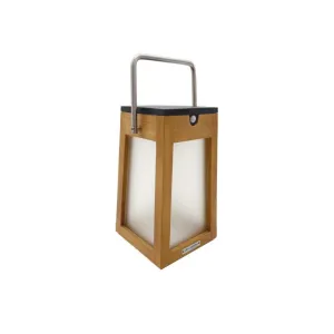 Tecka Teak Solar Powered LED Lantern