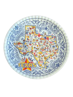 Texas "Paper" Platter 16"