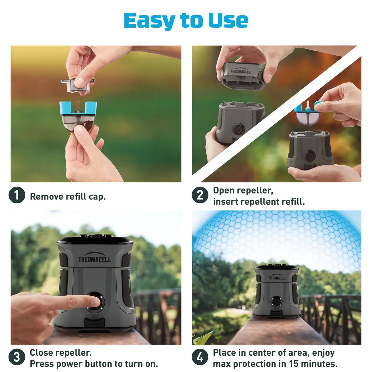 Thermacell EX90 Rechargeable Mosquito Repellant