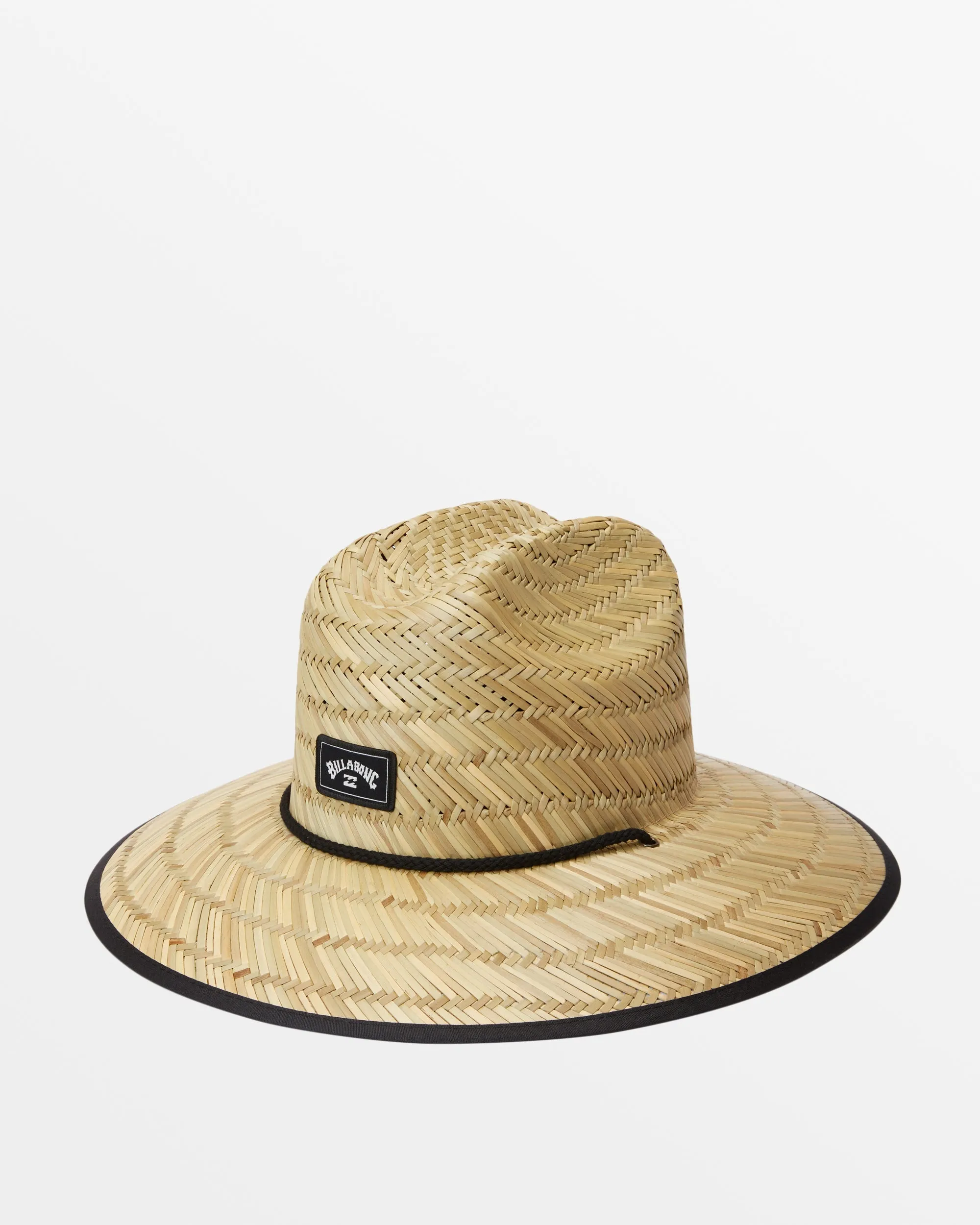 Tides Print Lifeguard Straw Hat - Navy