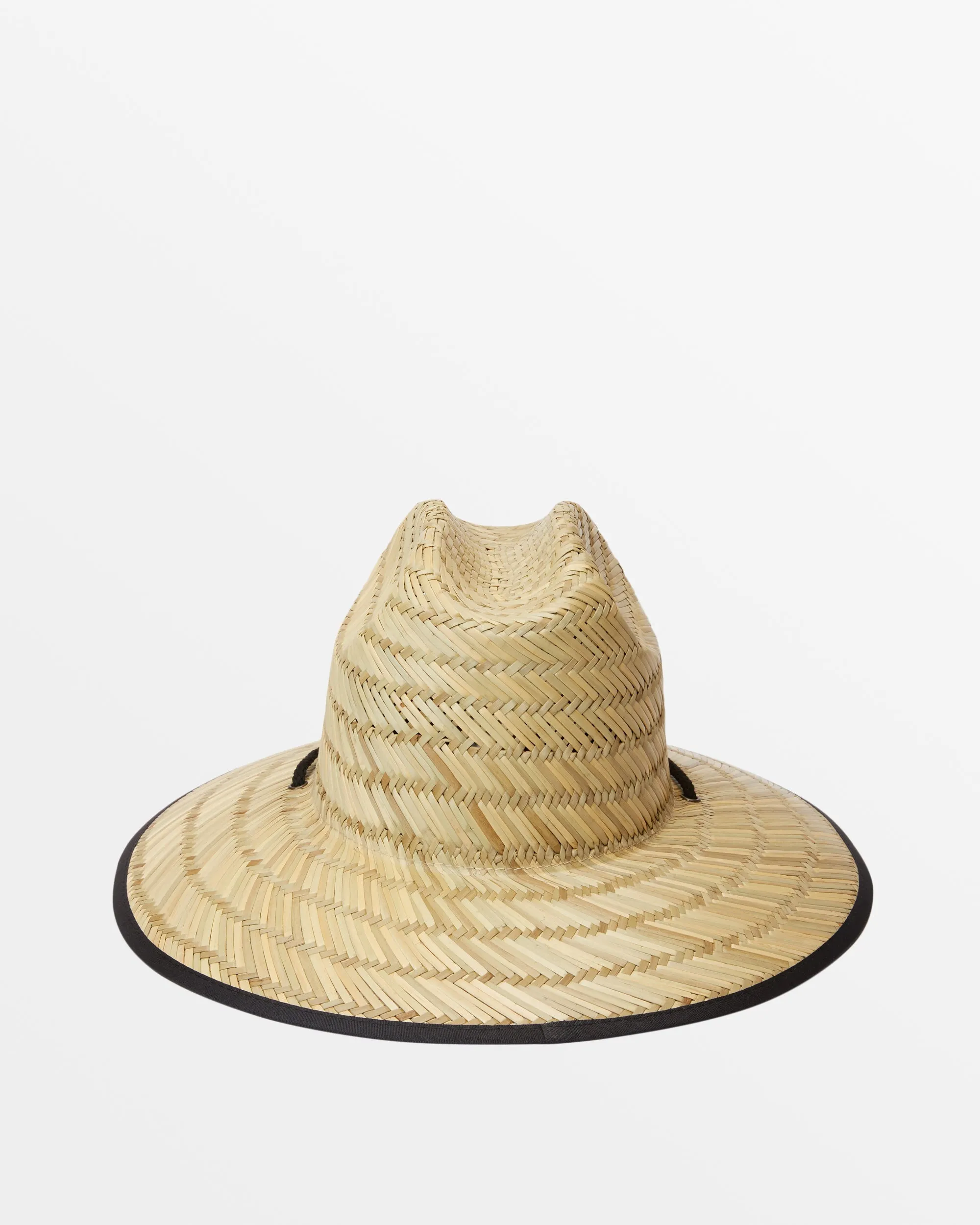 Tides Print Lifeguard Straw Hat - Navy