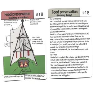 Tip Card #18 Smoking Meat for Preservation: DIY Bushcraft Smoker