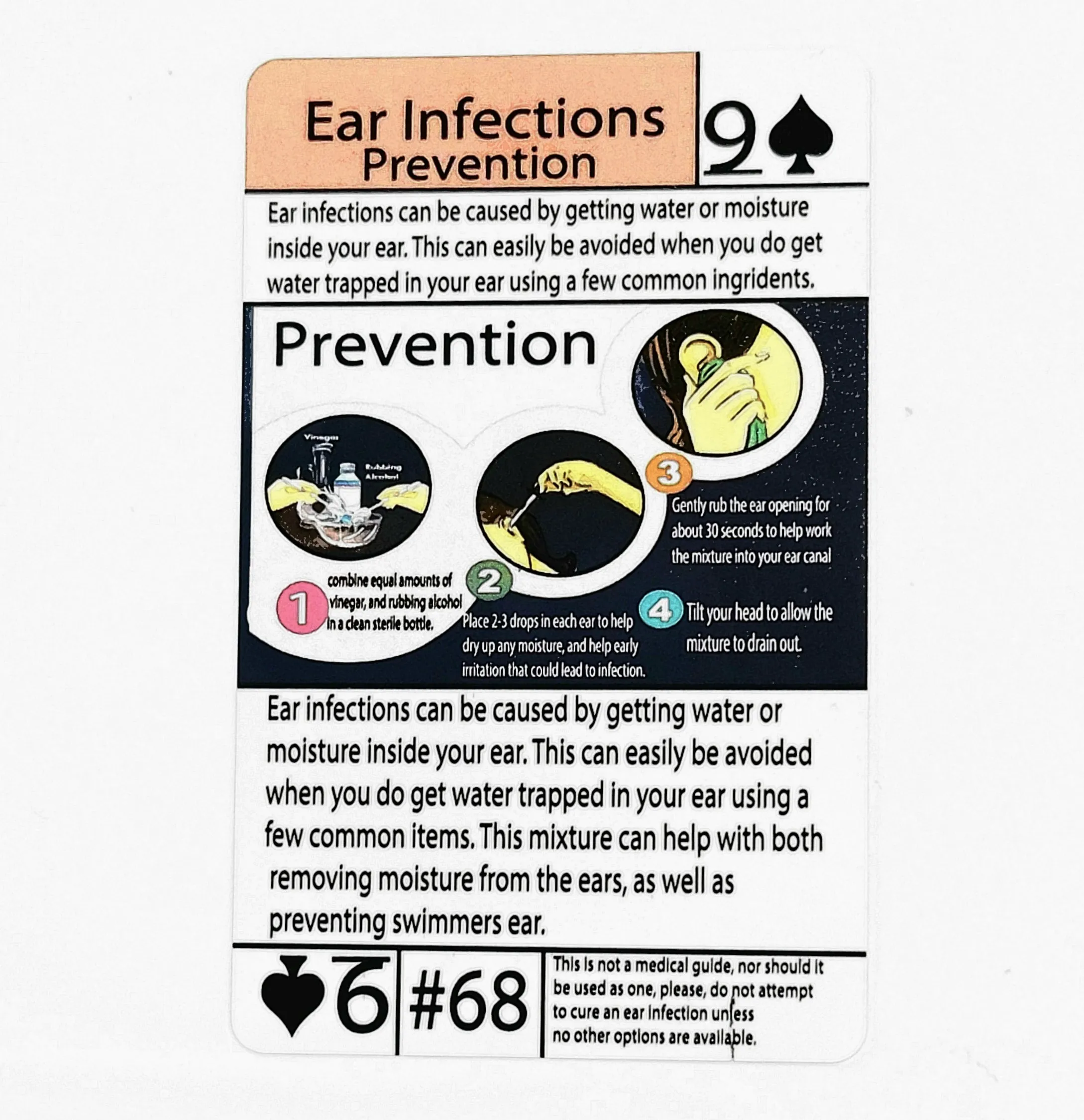 Tip Card #68 Ear Infection Prevention