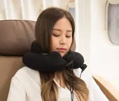 TravelMall 3in1 - Memory Foam   Pump & Massage Pillow