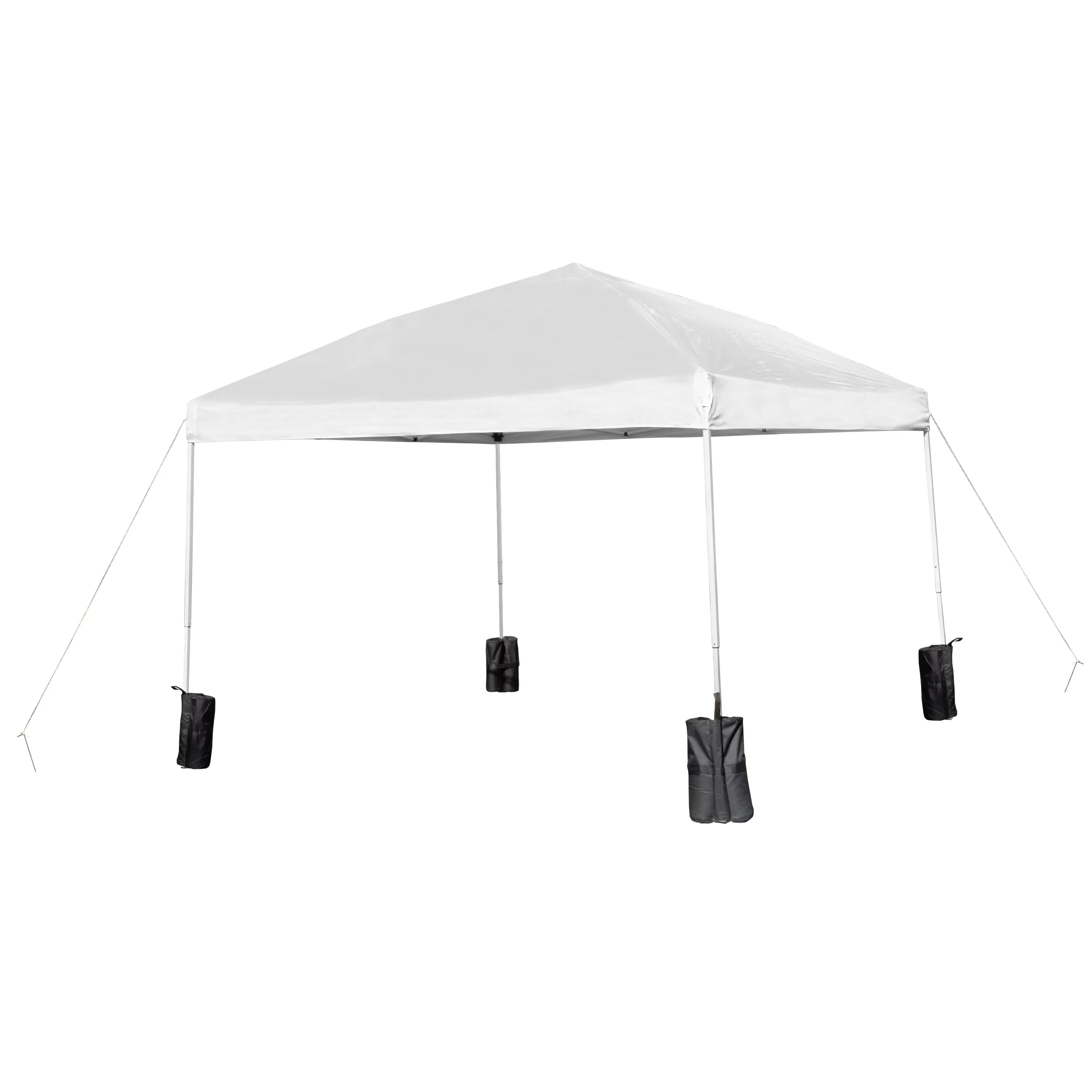 White Canopy & Folding Table JJ-GZ10PKG183Z-WH-GG