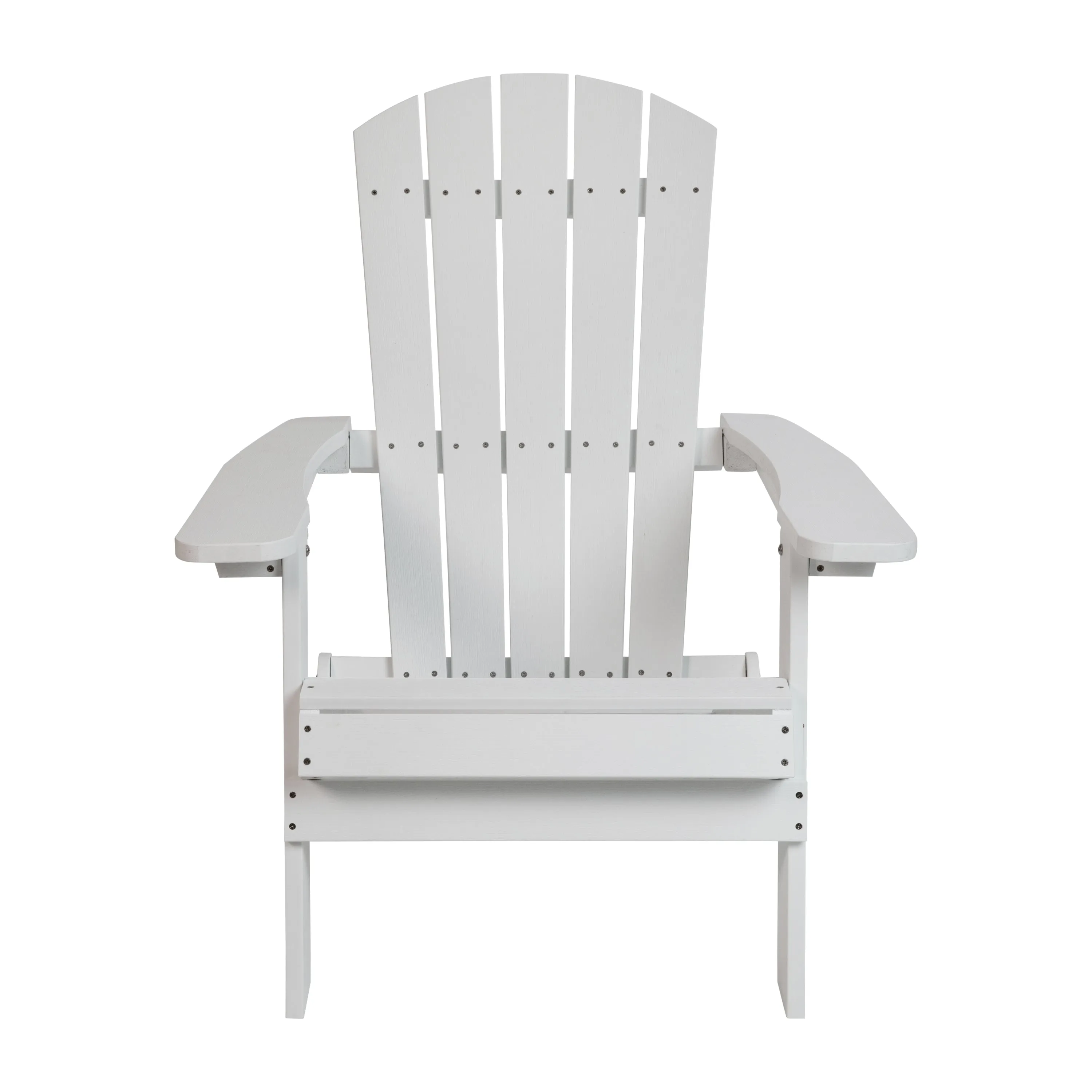 White Folding Adirondack Chair JJ-C14505-WH-GG