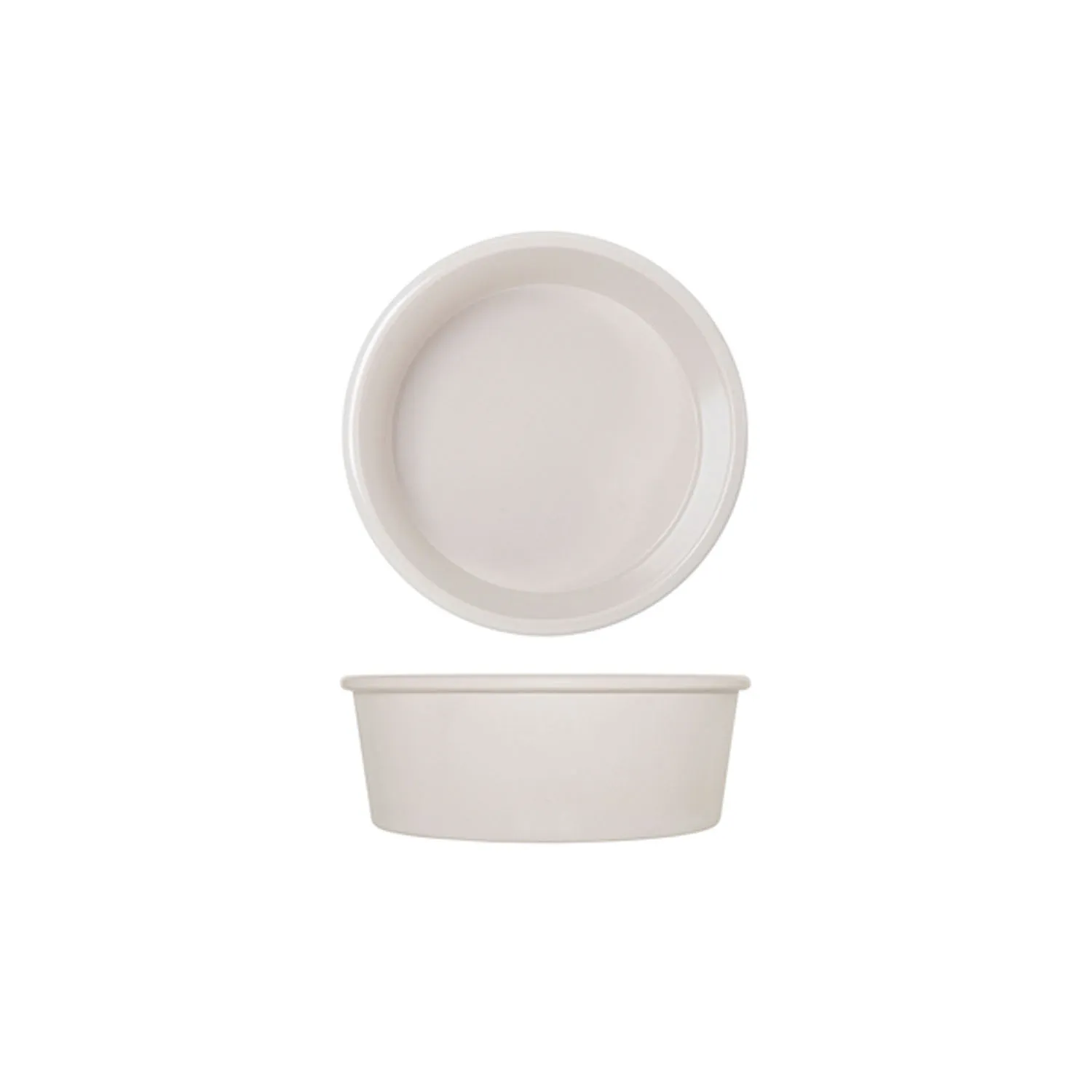 White Tokyo Melamine Salad Bowl 18.6 x 6cm Pack 6