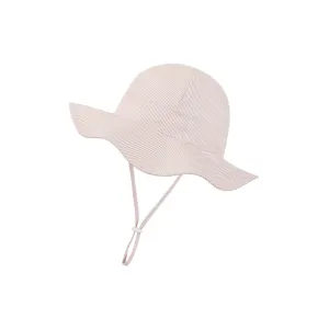 Wide Brim Baby Sun Hat in Vintage Pink