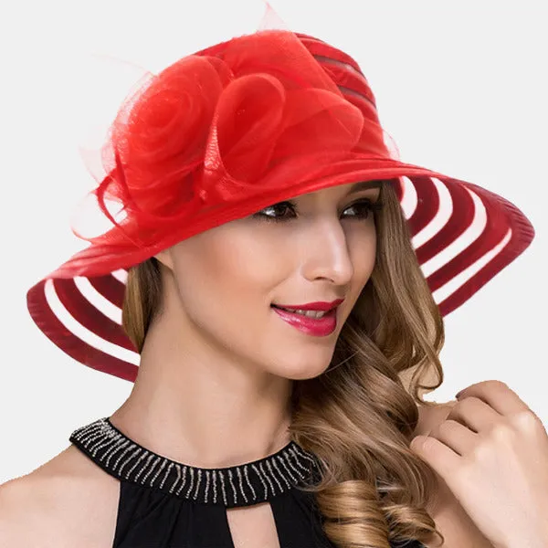 Women Kentucky Derby Church Cloche Hat  S017