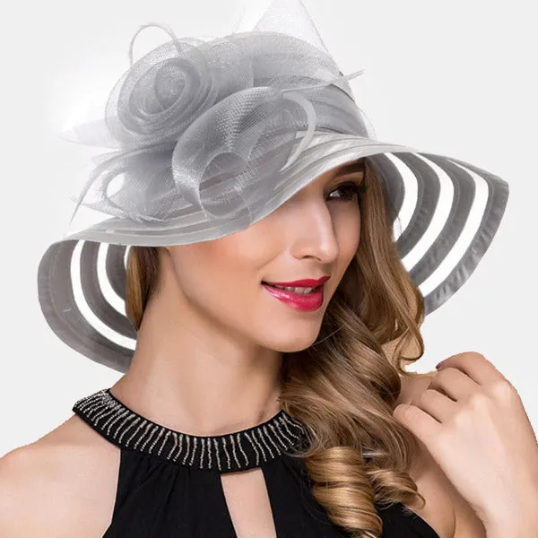 Women Kentucky Derby Church Cloche Hat  S017