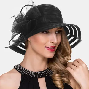 Women Kentucky Derby Church Cloche Hat  S017