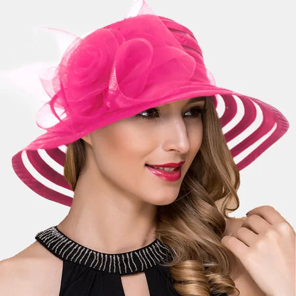 Women Kentucky Derby Church Cloche Hat  S017