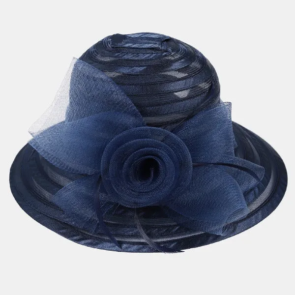 Women Kentucky Derby Church Cloche Hat  S017