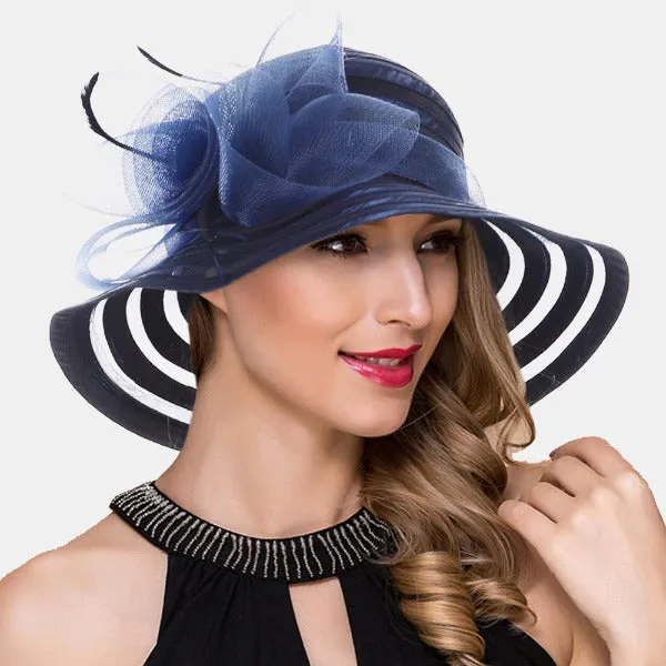 Women Kentucky Derby Church Cloche Hat  S017