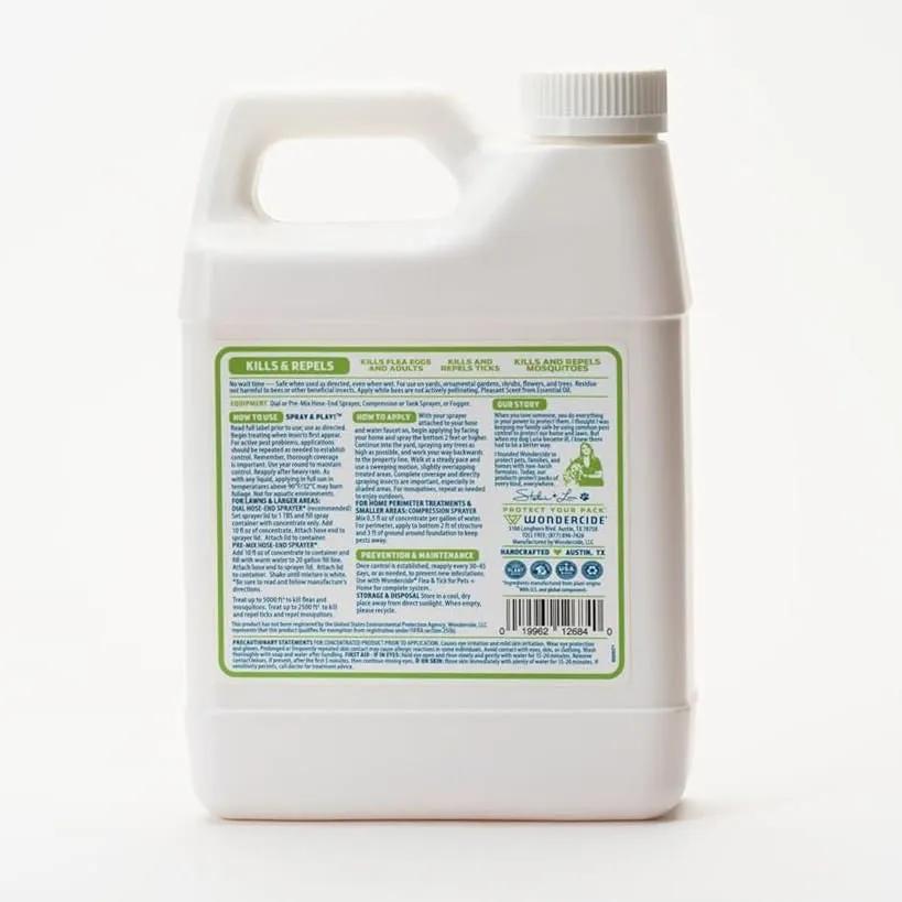 Wondercide Flea, Tick & Mosquito Control Concentrate for Yard   Garden