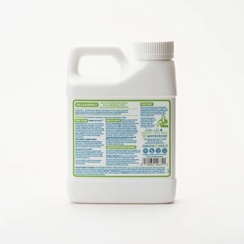 Wondercide Flea, Tick & Mosquito Control Concentrate for Yard   Garden