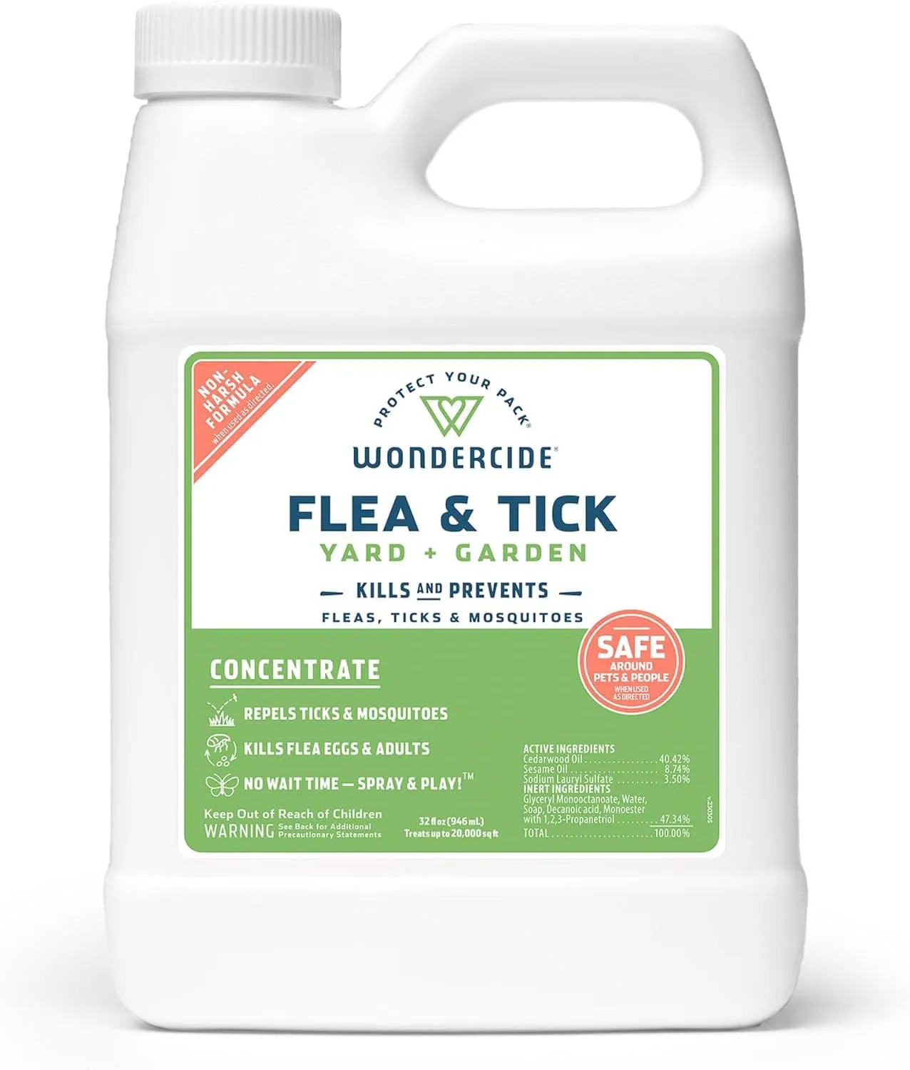 Wondercide Flea, Tick & Mosquito Control Concentrate for Yard   Garden