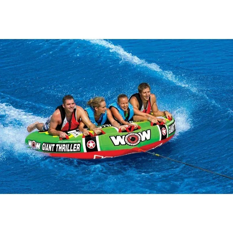 WOW Giant Thriller Inflatable Towable Deck Tube