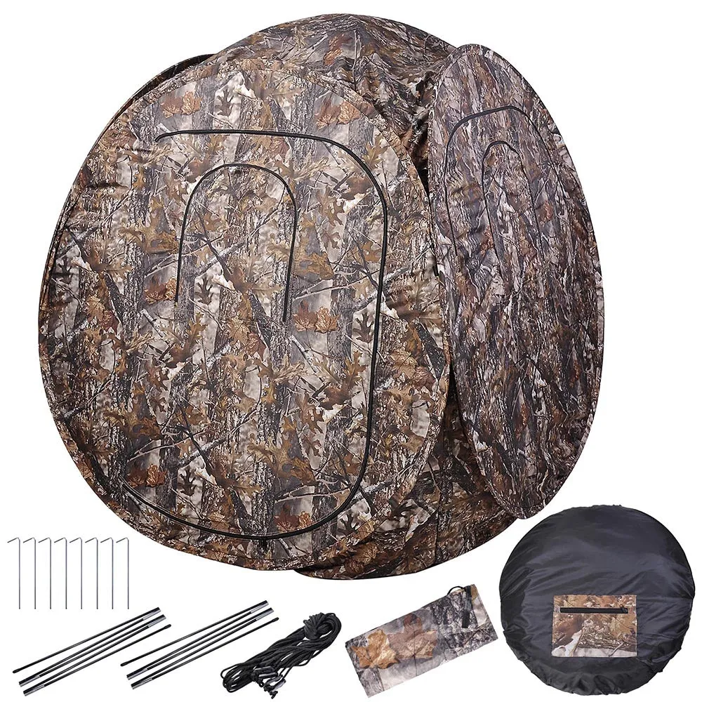 Yescom Durable Steel Frame Outdoor Pop Up Blind Camouflage