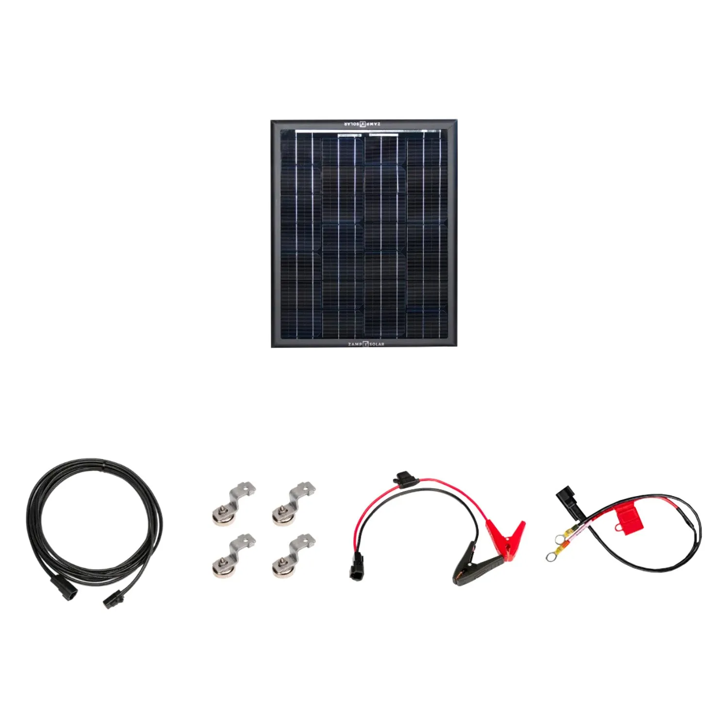 Zamp Solar OBSIDIAN® SERIES 25-Watt Trickle Charge Solar Panel Kit (Magnetic Mounts)