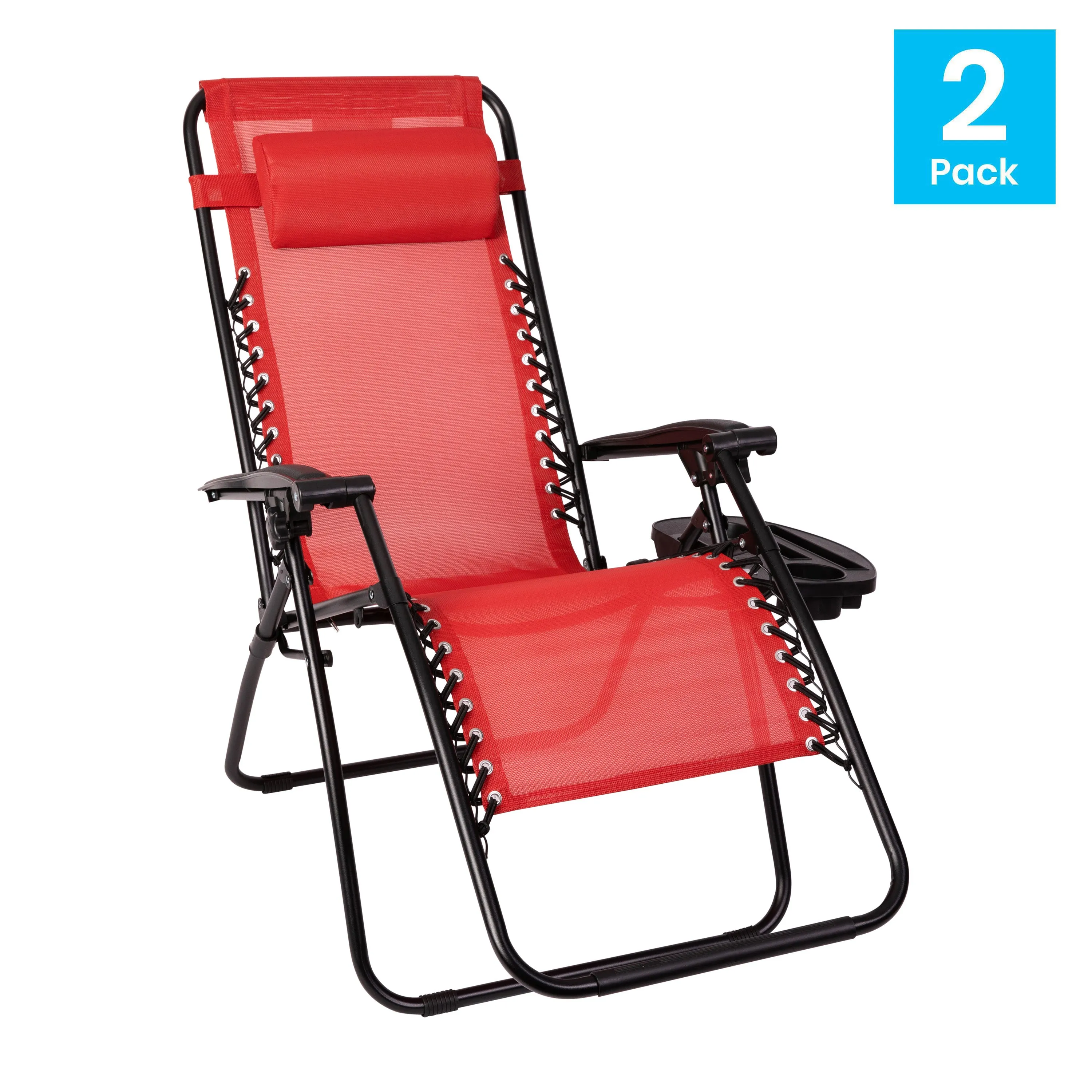 Zero Gravity Lounge Chair 2-GM-103122SS-RD-GG